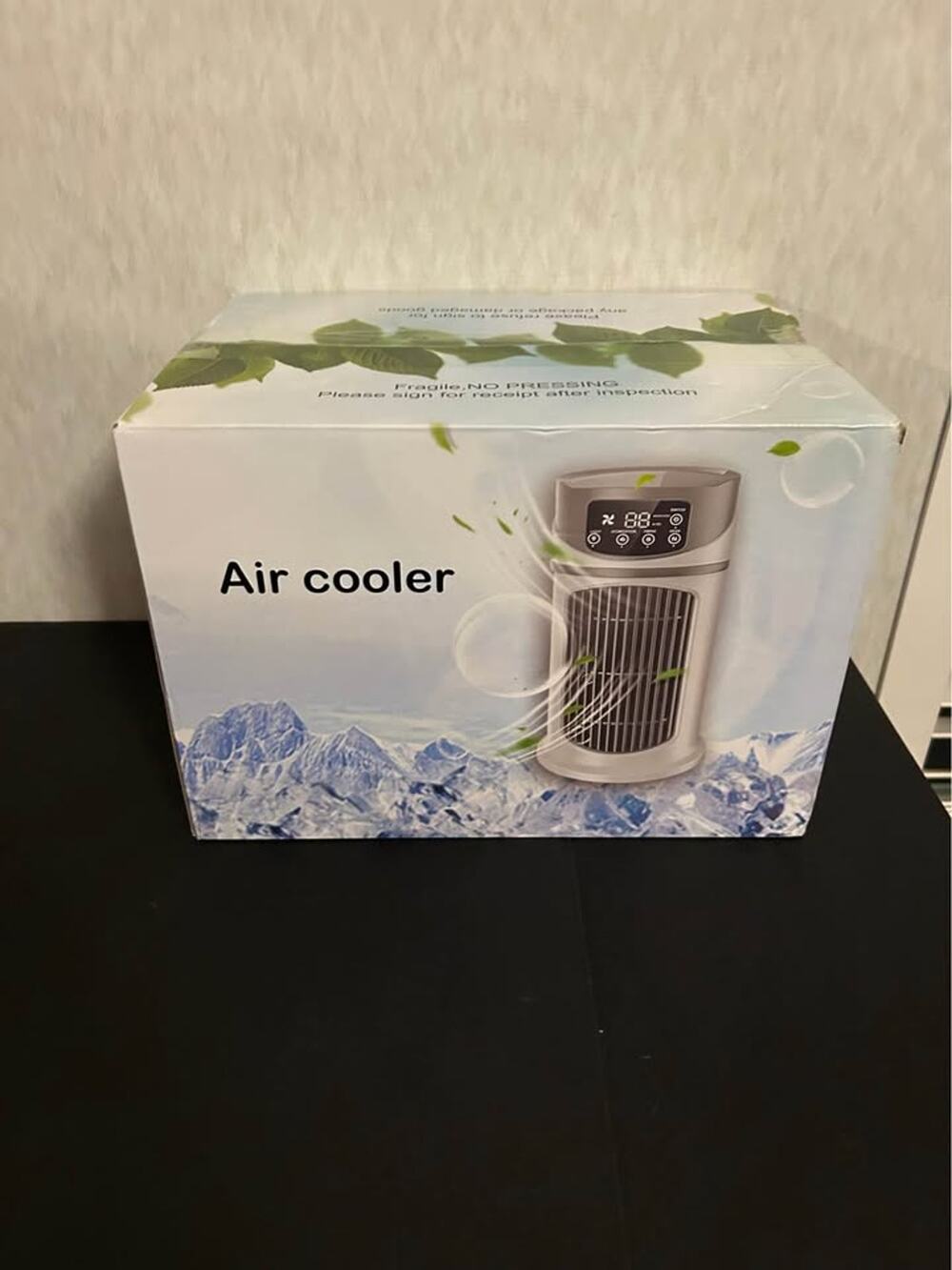 Portable Air Cooler Desk Fan Mini Evaporative AC Humidifier JZ-20S 300ML White